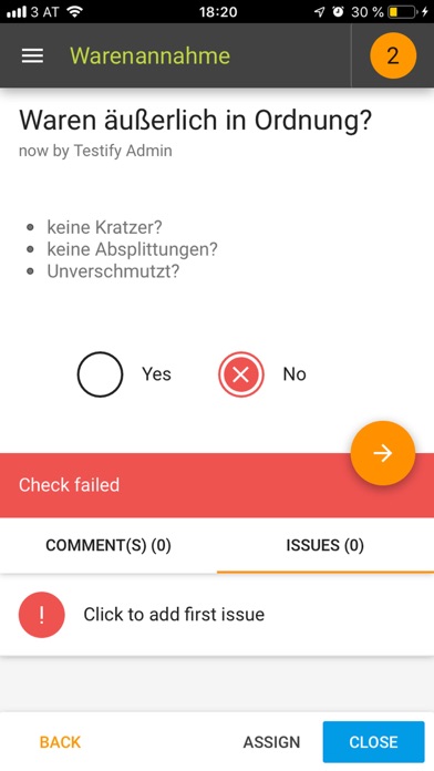 Testify Mobile Screenshot