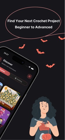Croqly-Patterns & community iPhone screenshot