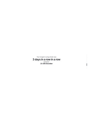 The Cry App iPad screenshot