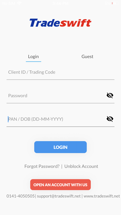 Screenshot #1 pour Tradeswift: Mobile Trading App
