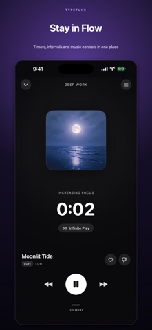 MBTI Focus & Sleep Music iPhone screenshot