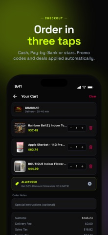WeedVader iPhone screenshot