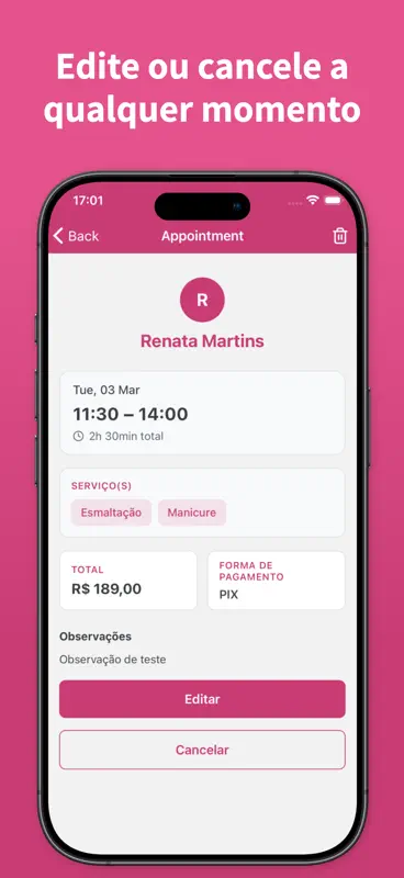 AppNail: Agenda para Manicure screenshot 6 of 7