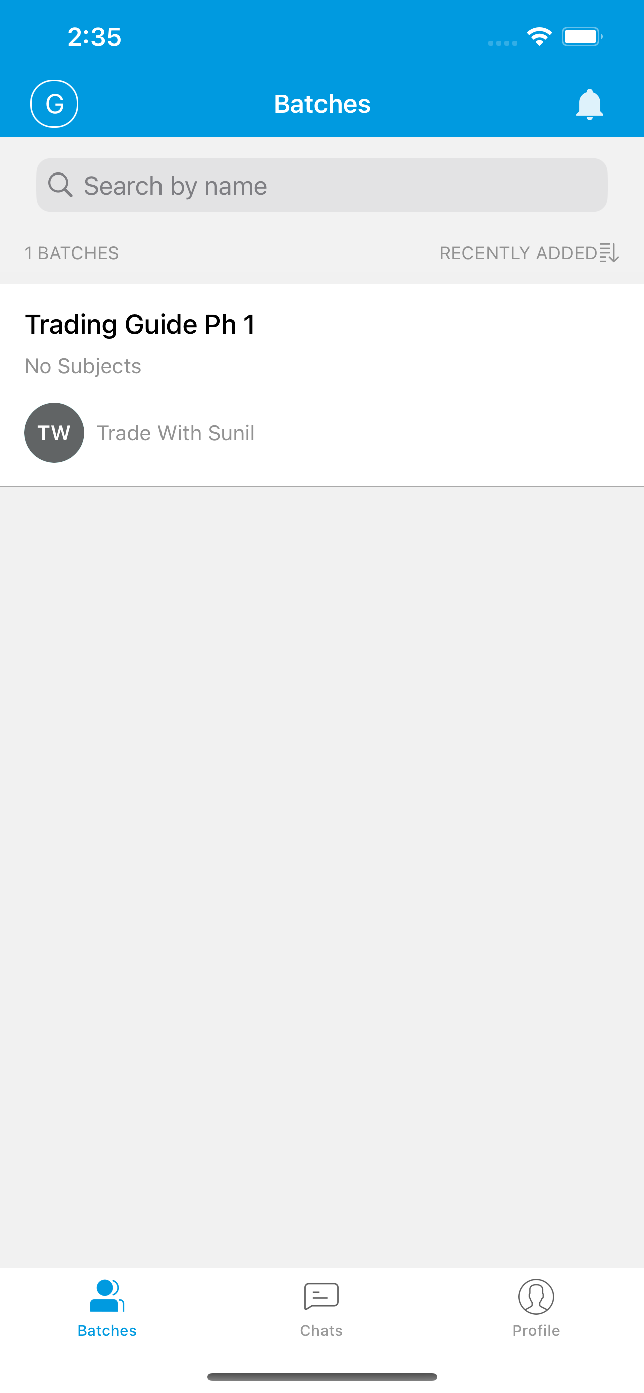 TRADE WITH SUNIL