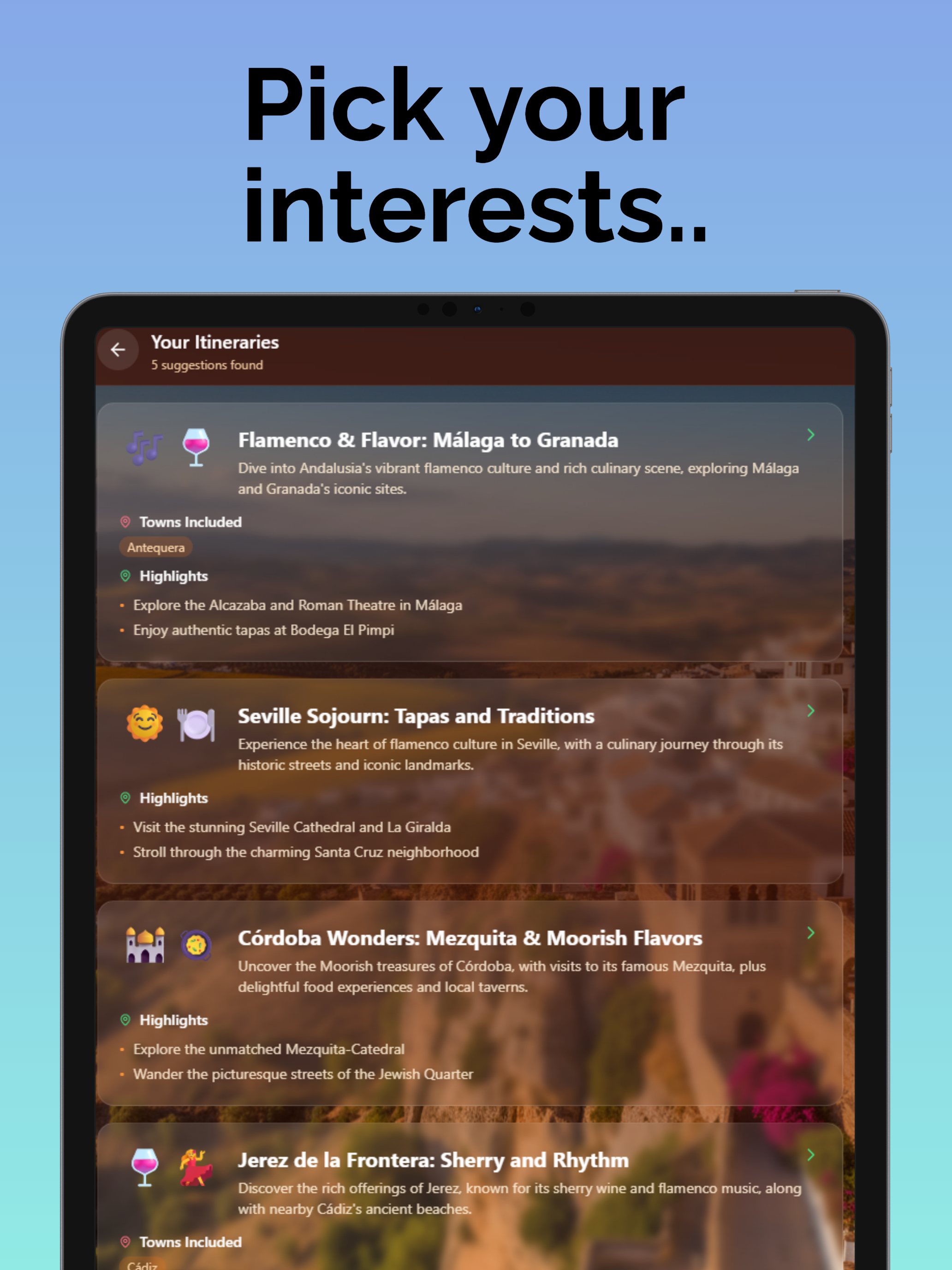 Andalusia Guide - Trip Planner screenshot 7