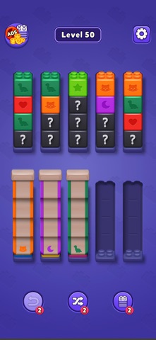 Colorful Sort - Block Puzzle Screenshot 2 of 6