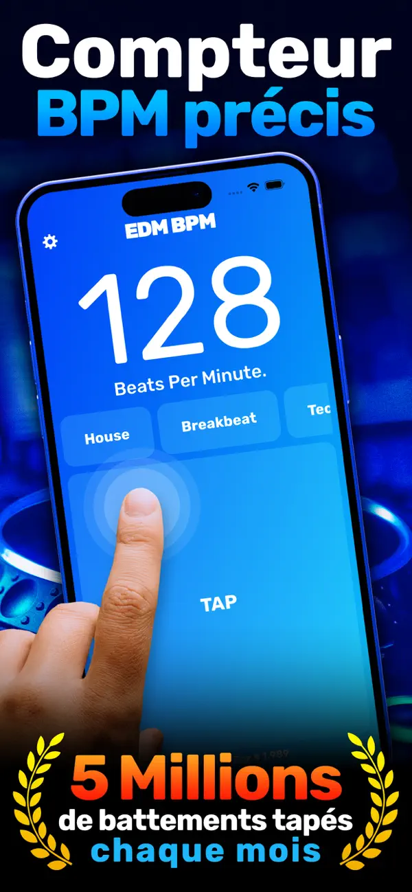 Screenshot #1 pour EDM BPM: Get Beats per Minute