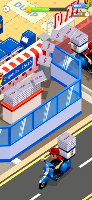 Idle Pizza Restaurant Tycoon screenshot 5