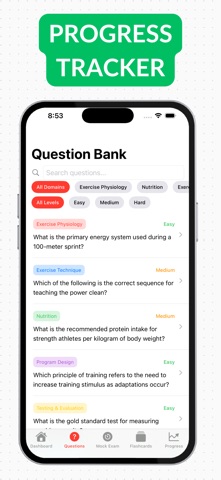 NSCA CPT Exam Practice 2025 screenshot