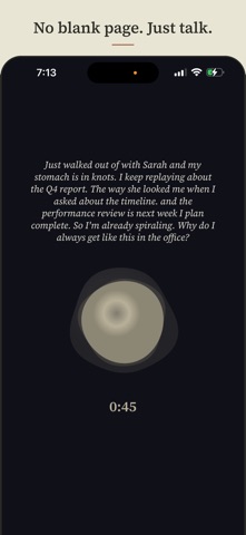 Dearly: AI Voice Journal iPhone screenshot