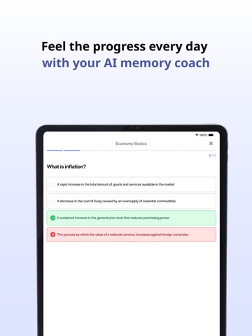 Flica: AI Flashcards & Study iPad screenshot