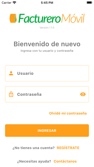 Facturero Móvil Screenshot