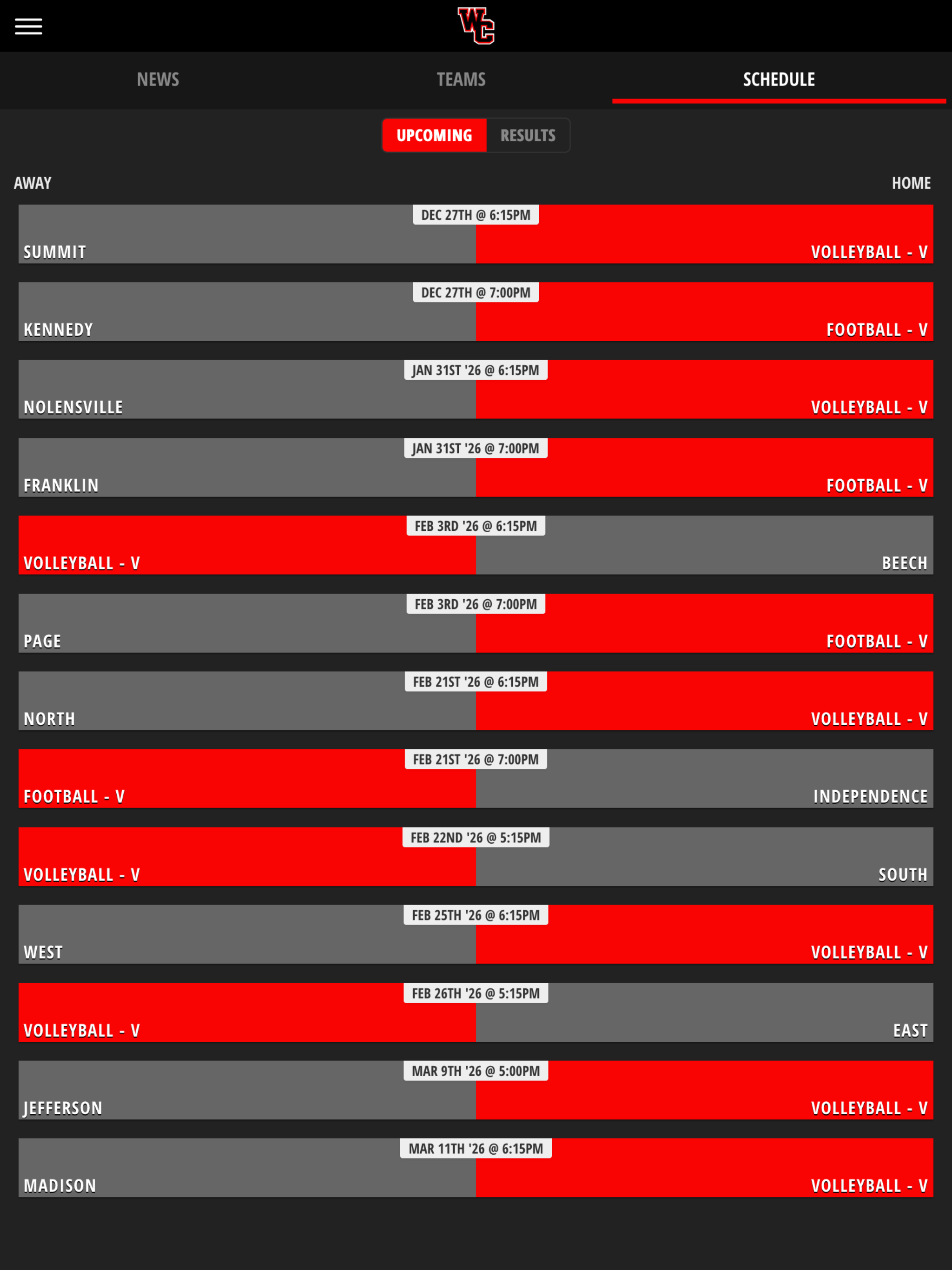 Churchill Athletics screenshot 10