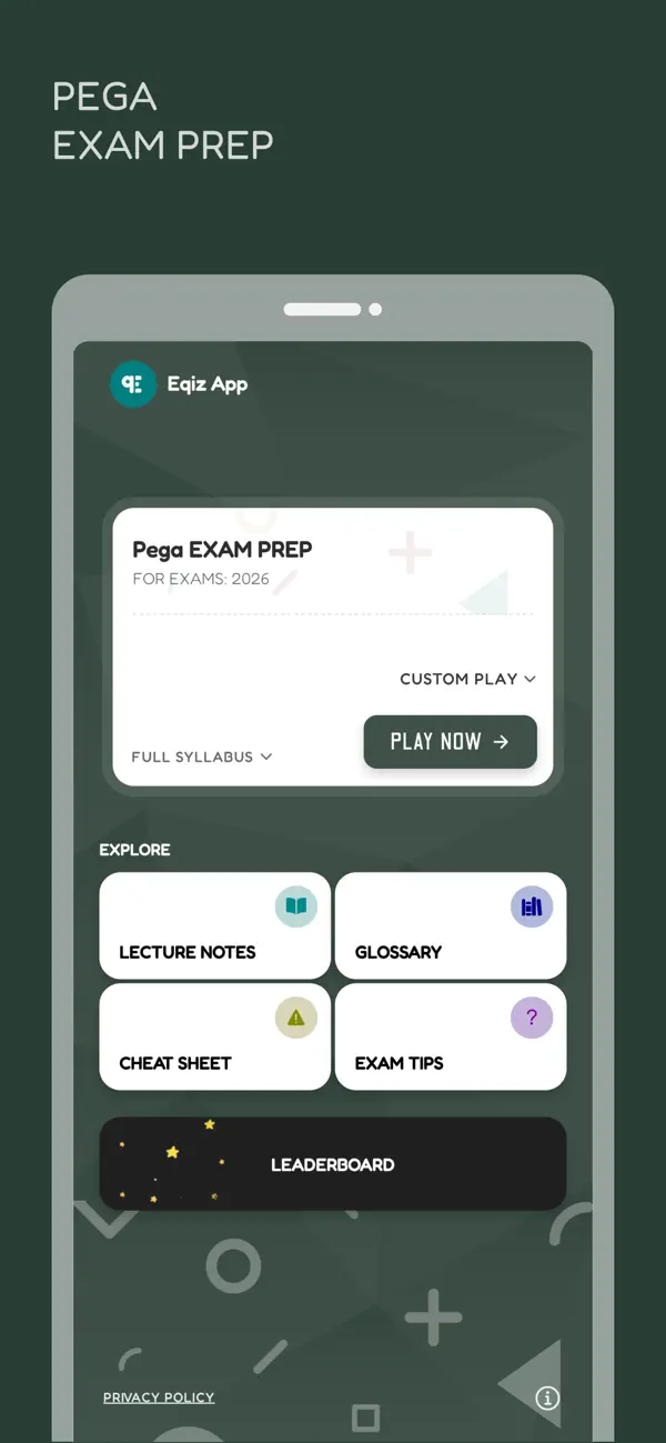 Screenshot #1 pour Pega Cloud Exam Prep: with AI