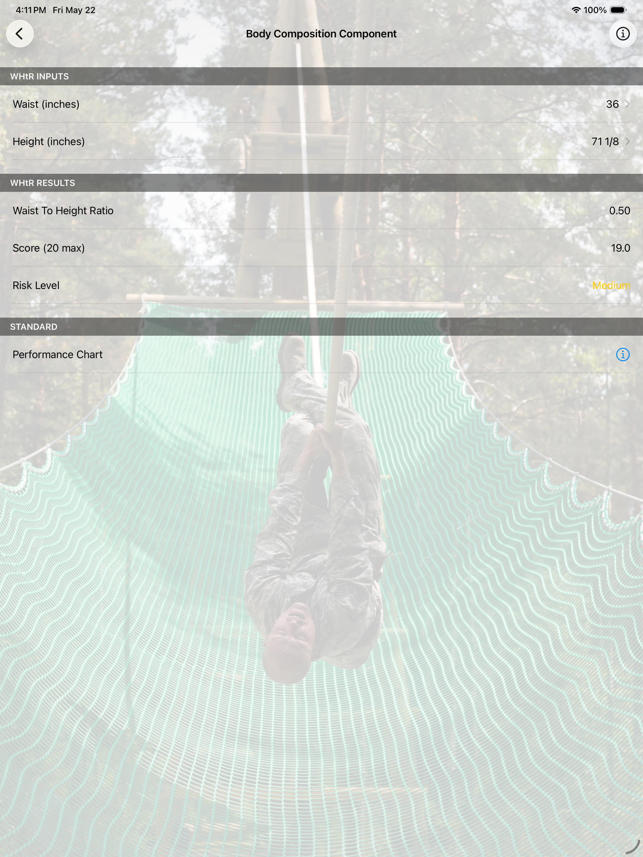 AF Fitness Assessment
