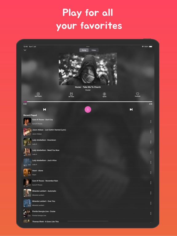 Screenshot #5 pour Music Player ‣ MP3 PLAYER