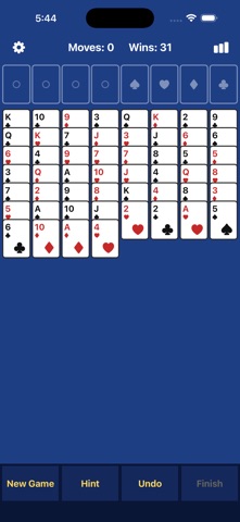 FreeCell Odyssey: Big Cards screenshot 1