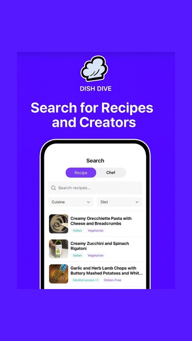 DishDive (Recipes) screenshot