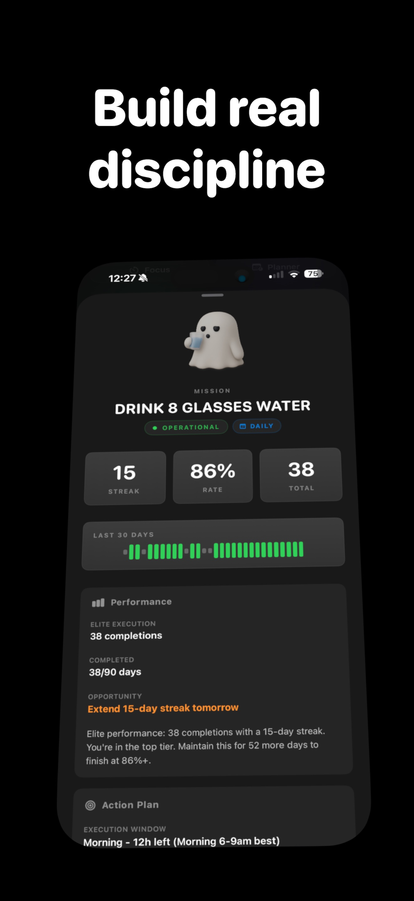 Go Ghost Lock In Habit Tracker