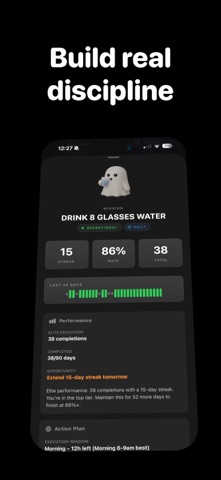Go Ghost Lock In Habit Tracker screenshot