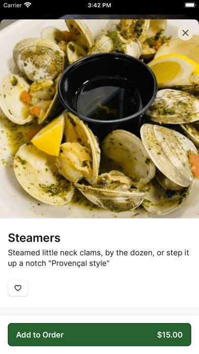 GS Steamers Bar & Grill iPhone screenshot 3 - Food & Drink app