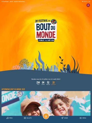 Festival du Bout du Monde iPad screenshot 1