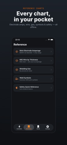 WeldMate: Welding Settings Screenshot 2 of 3