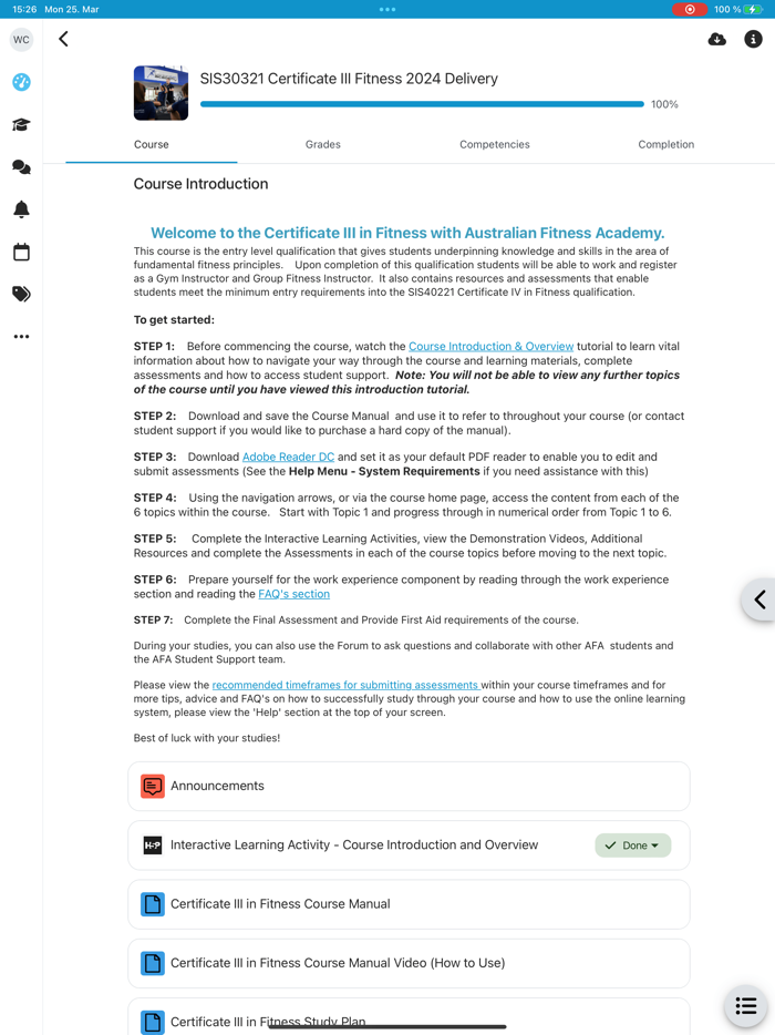 Australian Fitness Academy