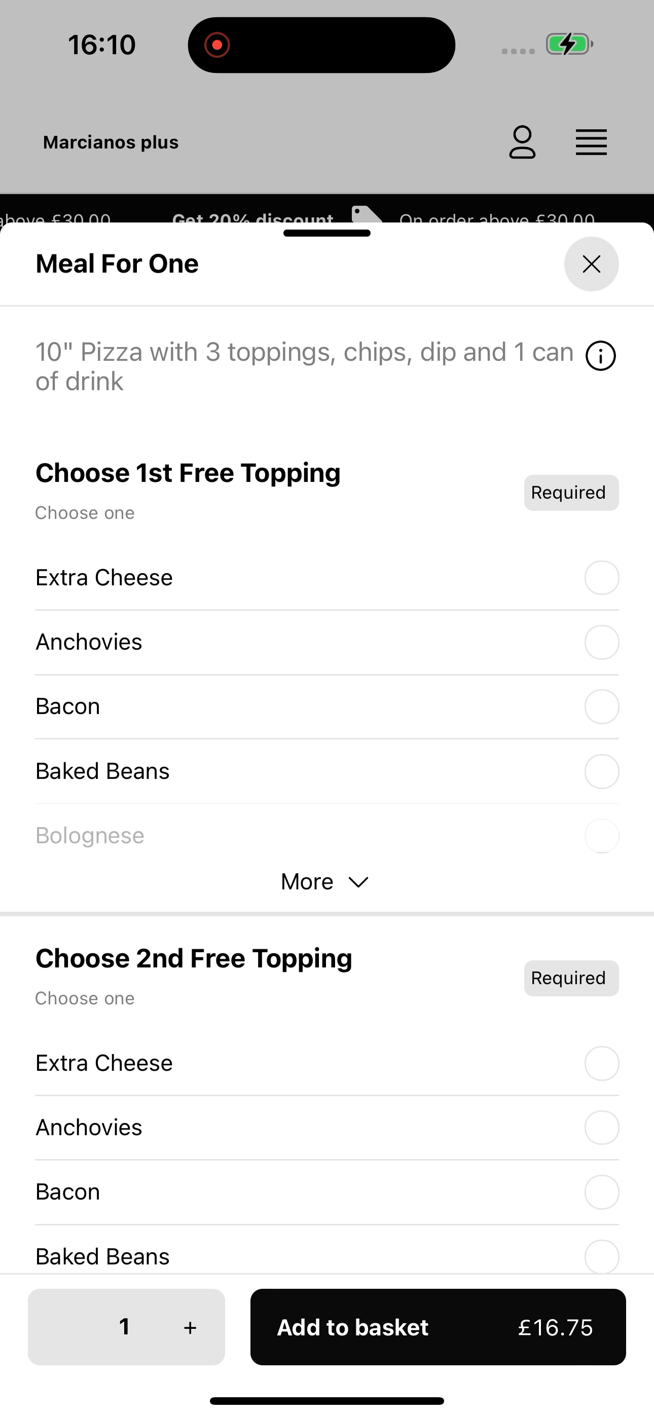 Marciano's Plus screenshot 4