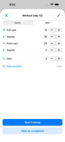 Street Workout Program Screenshot 3 of 8