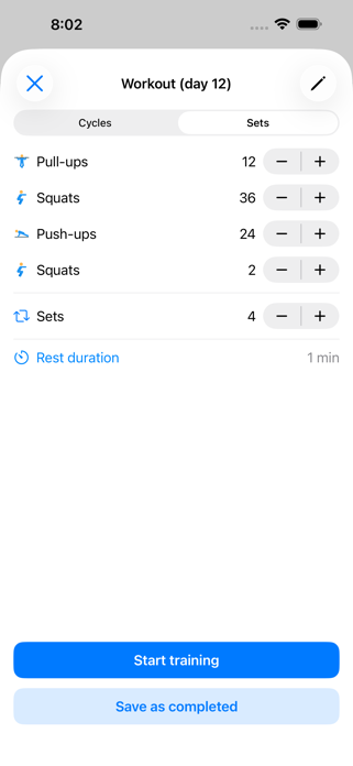 Street Workout Program Screenshot 3 of 8