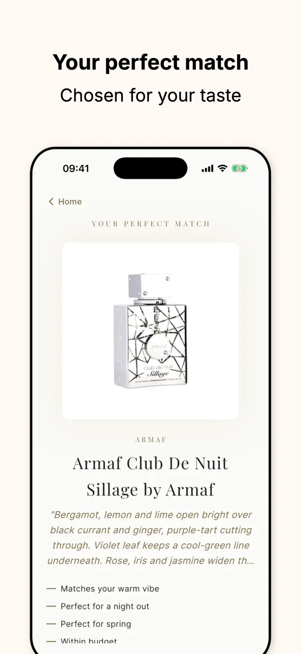 Screenshot #3 pour ScentAdvisor: Perfume Finder