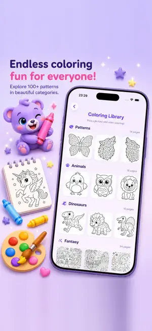 Vcolor - AI Coloring Book screenshot 3