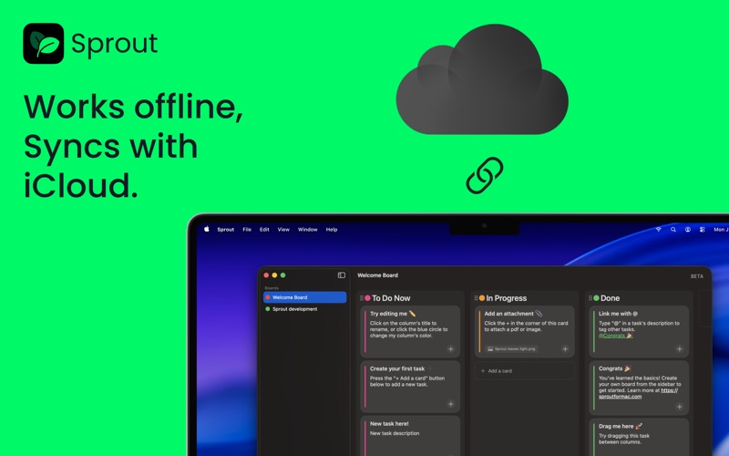 Sprout: Kanban Board & Tasks screenshot