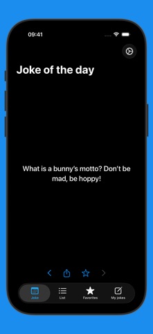 Joke of the day iPhone screenshot