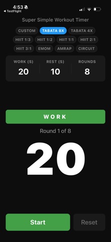 Super Simple Workout Timer Screenshot 4 of 7