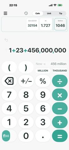 Falculator screenshot
