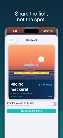 Baitlog: Fishing Log & Solunar screenshot 6
