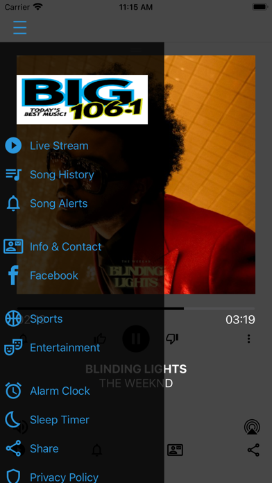 BIG 106.1 FM YAKIMA Screenshot