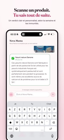 Nova Mama Pregnancy Tracker AI Screenshot 2 of 7