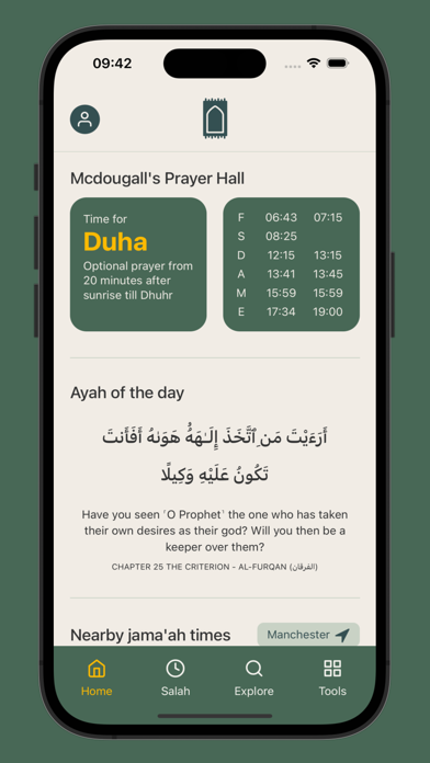 Wali: Prayer Times & Quran Screenshot