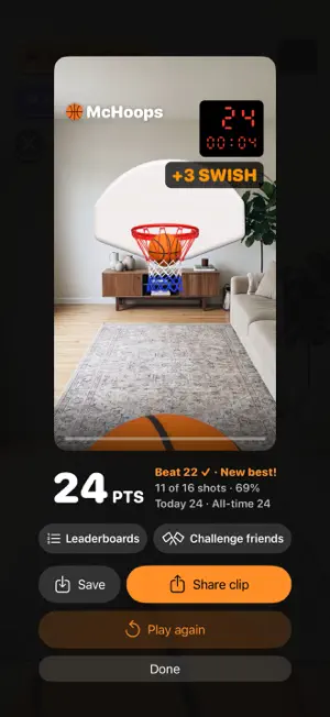 McHoops: AR Basketball screenshot 4