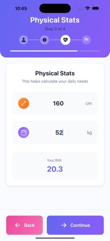 Nourish Nutrition Tracker screenshot