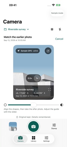 GPS Camera: Fieldnote Screenshot 7 of 9