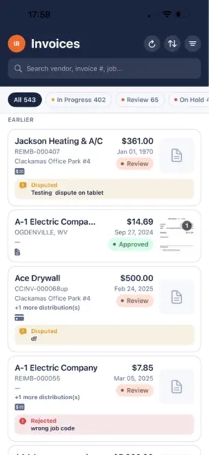 hh2 AP Payments screenshot 3