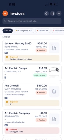 hh2 AP Payments Screenshot 3 of 4