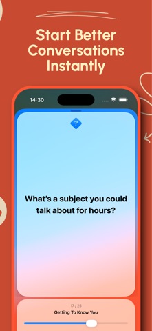 Icebreaker: Couples Questions iPhone screenshot