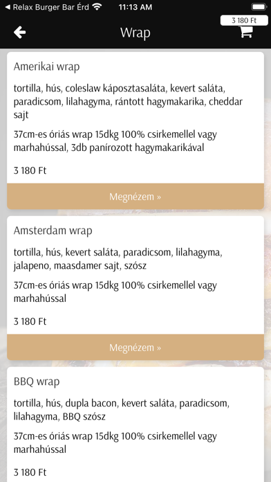Relax Burger Bar Screenshot