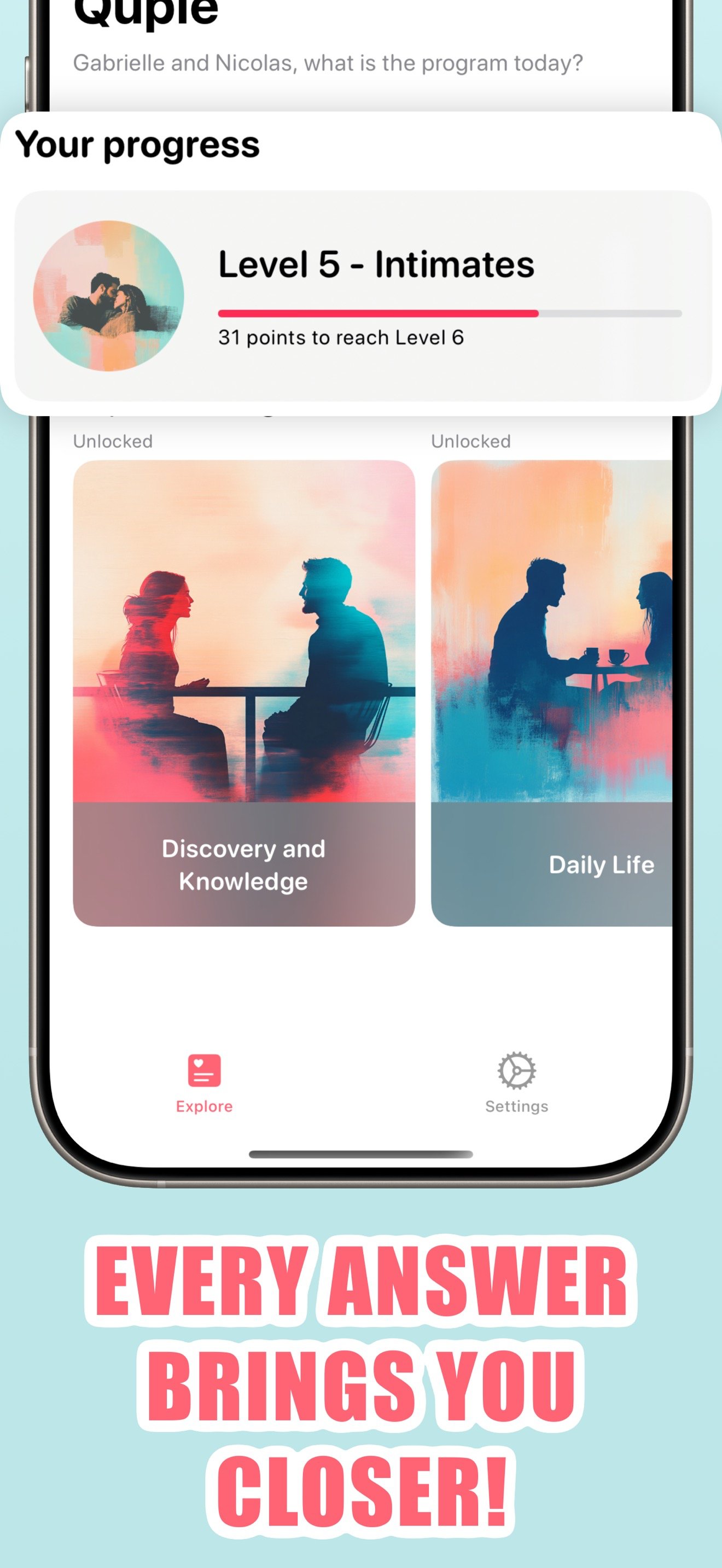 Couple Questions - Quple
