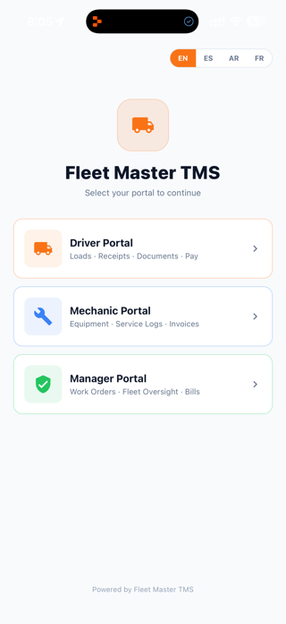 Fleetmaster TMS Screenshot 1 of 3
